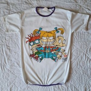 2/$50 🥞 Vintage Y2K Rugrats Chuckie Angelica Tommy Tee